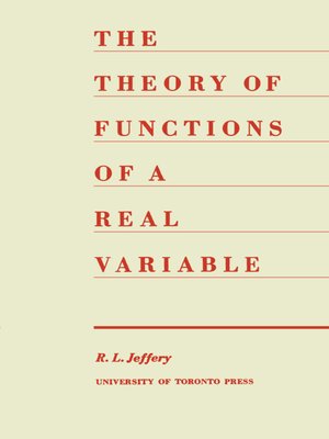 cover image of The Theory of Functions of a Real Variable ()